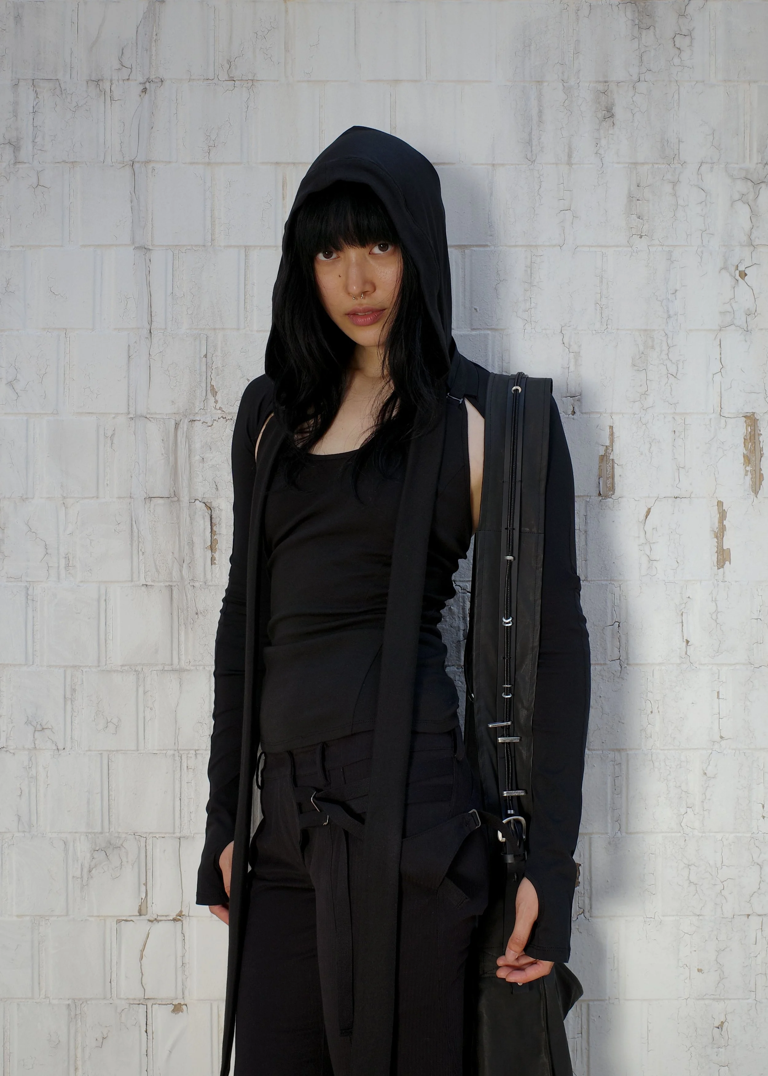 Halter Top w/ Hooded Sleeve — HYEIN SEO